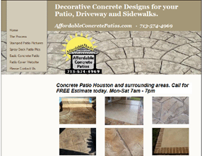 decorative concrete Houston