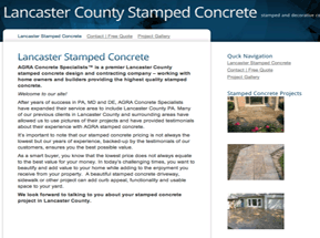 decorative concrete LancasterPA