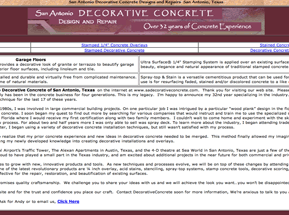 decorative concrete SanAntonio