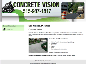 decorative concrete des moines