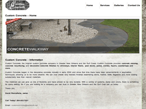 decorative concrete new orleans