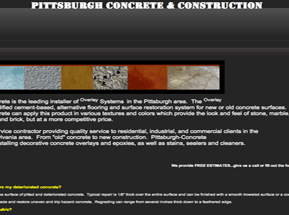 decorative concrete Pittsburgh