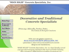 decorative concrete rockymount 