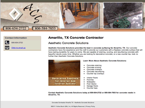 decorative concrete Amarillo