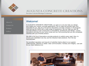 decorative concrete Augusta