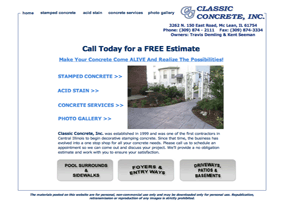 decorative concrete Bloomington