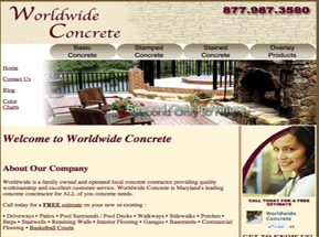 decorative concrete bowie