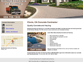 decorative concrete clovis