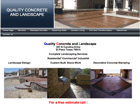 decorative concrete ElPaso