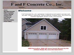 decorative concrete Evansville