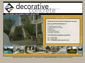 decorative concrete Fullerton