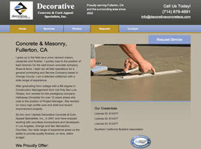 decorative concrete Fullerton