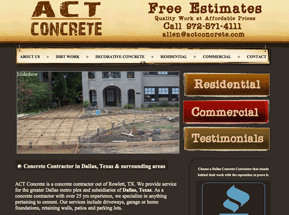 decorative concrete Garland