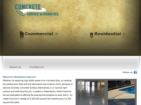 decorative concrete Greensboro