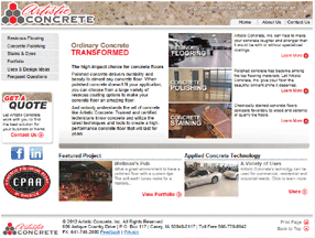 decorative concrete davenport