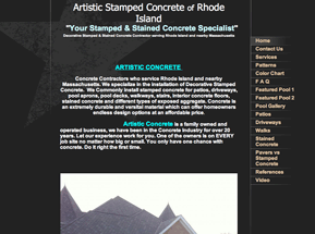 decorative concrete fallriver