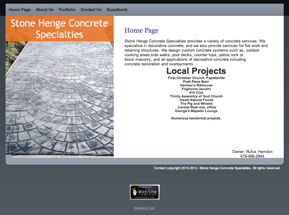 decorative concrete fayetteville