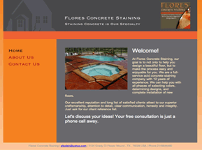 decorative concrete flowermound