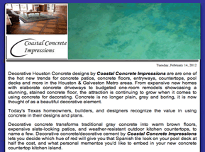 decorative concrete galveston