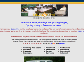 decorative concrete Huntsville