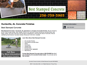decorative concrete Huntsville