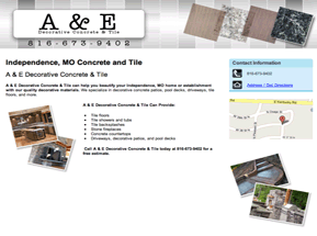 decorative concrete Independence