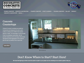 decorative concrete Lynchburg