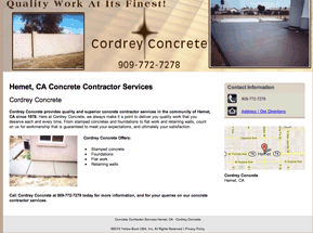 decorative concrete hemet
