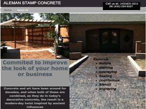 decorative concrete Midland