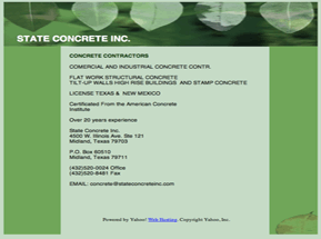 decorative concrete Midland