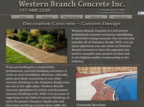 decorative concrete Norfolk