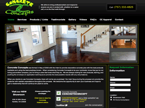 decorative concrete Norfolk