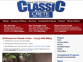 decorative concrete Plano