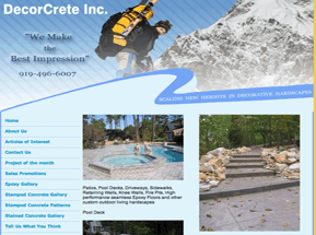 decorative concrete Raleigh