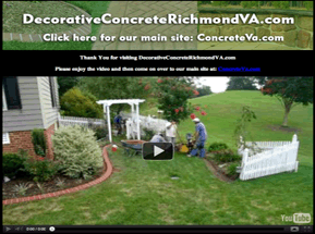 decorative concrete Richmond