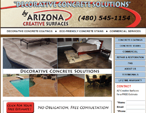 decorative concrete Pheonix