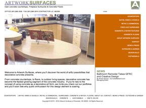 decorative concrete riverside