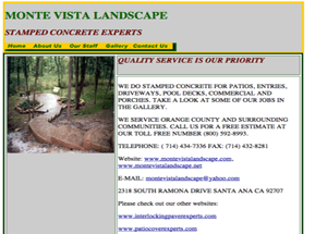 decorative concrete SantaAna