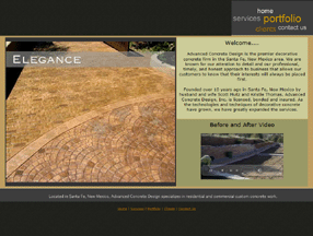 decorative concrete SantaFe