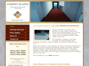 decorative concrete Sarasota