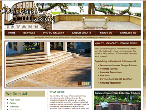 decorative concrete Savannah