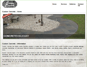 decorative concrete Savannah