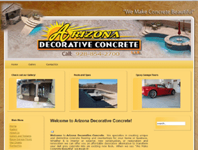 decorative concrete Scottsdale