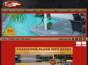 decorative concrete sunrise 